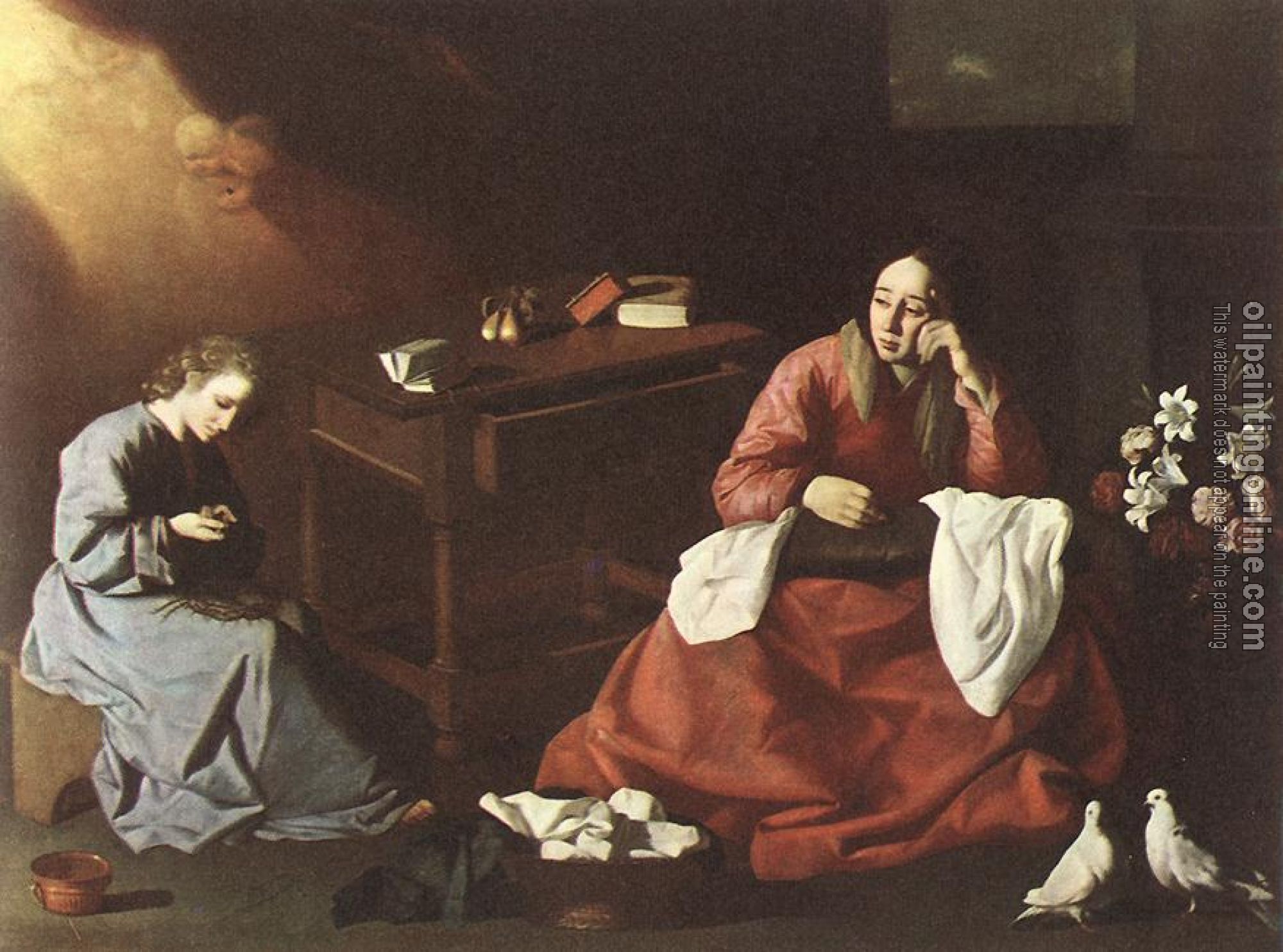 Zurbaran, Francisco de - The House of Nazareth